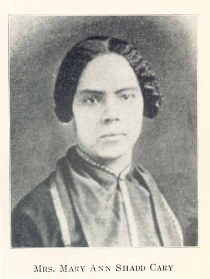 Head and shoulders photo of Mary Ann Shadd Cary looking front.