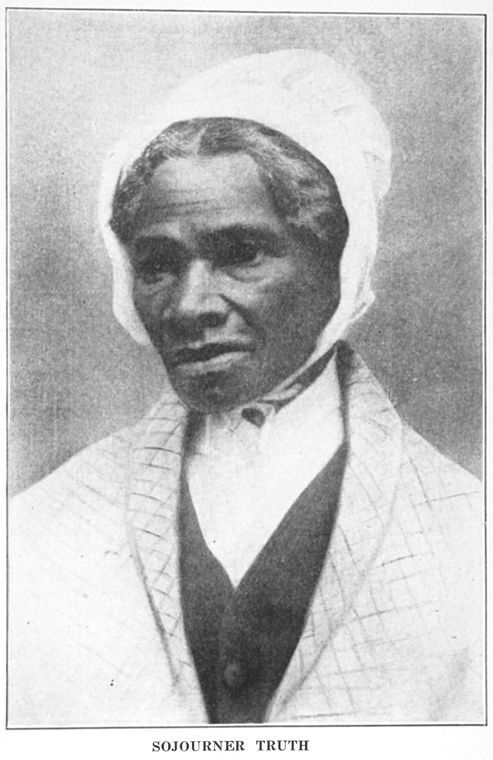 Head and neck photo of Sojourner Truth looking left.