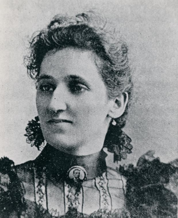 Head and neck photo of Victoria Earle Matthews looking left.