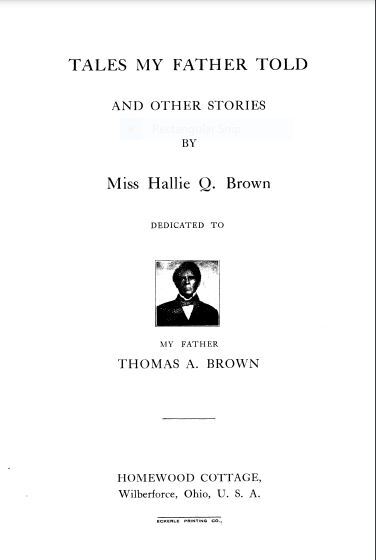 Title page of "Tales My Father Told Me."