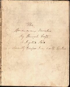 Title page of "The Bondwoman's Narrative by Hannah Crafts."