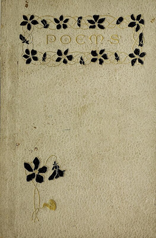 Book cover of "Poems." 