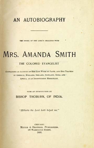 Title page of "An Autobiography". 