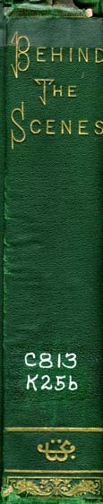"Behind the Scenes" book spine. 