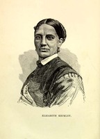 Elizabeth Keckley looking forward.