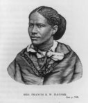 Frances Ellen Watkins Harper looking left.