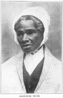 Head and neck photo of Sojourner Truth looking left.