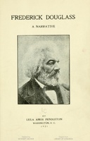 Book cover of Frederick Douglass: A Narrative. Includes a large picture of Frederick Douglass.