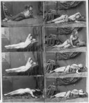 Adah Isaacs Menken in a series of reclining poses. 
