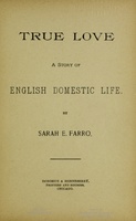 Title page of "True Love."