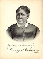 Head and shoulders photo of Lucy A. Delaney facing front.