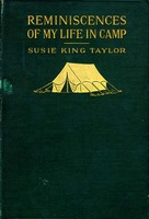 Book cover of "Reminiscences of My Life in Camp," with an image of a tent in the center. 