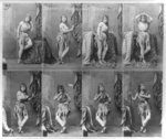 Adah Isaacs Menken in a variety of poses, all facing front.