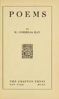 Title page of "Poems". 