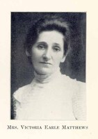 Victoria Earle Matthews facing front.