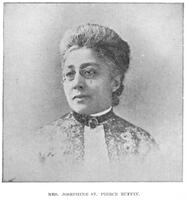 Head and shoulders portrait of Josephine St. Pierre Ruffin looking left.