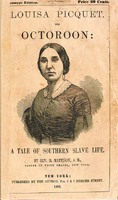 Book cover of "Louisa Picquet, the Octoroon", with a portrait of Louisa Picquet in the center. 