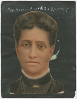 Head and neck photo of  Frances Anne Rollin Whipper facing front.