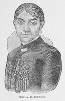 Illustration of A. E. Johnson looking front.