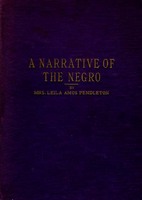 Book cover of A Narrative of the Negro.
