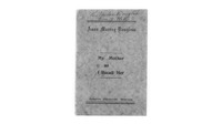 Book cover of "My Mother as I Recall Her", with the script "To Amelia Douglass from JHD" at the top. 