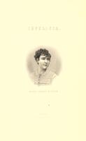 Head and shoulders illustration of Adah Isaacs Menken looking right.