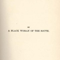 Title page of "A Voice from the South."