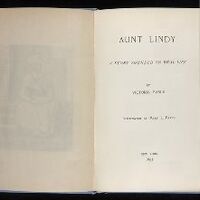 Title page of "Aunt Lindy."