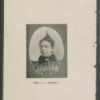 N.F. Mossell looking left.