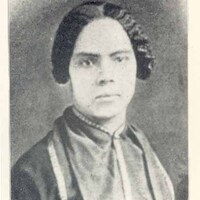 Head and shoulders photo of Mary Ann Shadd Cary looking front.