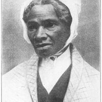 Head and neck photo of Sojourner Truth looking left.