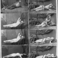 Adah Isaacs Menken in a series of reclining poses. 