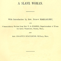 Title page of "The Narrative of Bethany Veney."