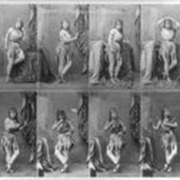 Adah Isaacs Menken in a variety of poses, all facing front.