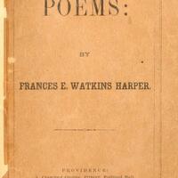 Cover page of "Poems." 