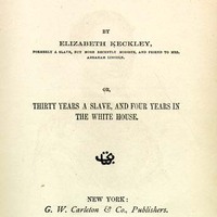 Title page of "Behind the Scenes." 