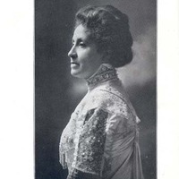 1/2 body photo of Mary Church Terrell turned to the left. 