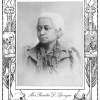 Rosetta D. Sprague looking left.