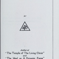 Title page of "Believest Thou This." 