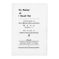 Title page of "My Mother as I Recall Her". 