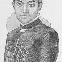 Illustration of A. E. Johnson looking front.
