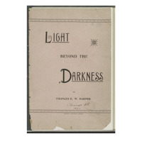 Cover page of "Light Beyond the Darkness."