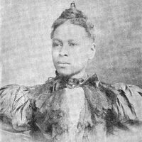 Virginia W. Broughton facing left.