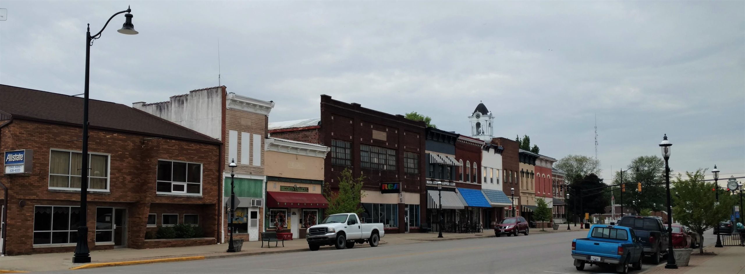Photograph of Archer Avenue, Marshall, Illinois.