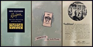 Photographs of images from a recipe book published by Cole Milling Company.