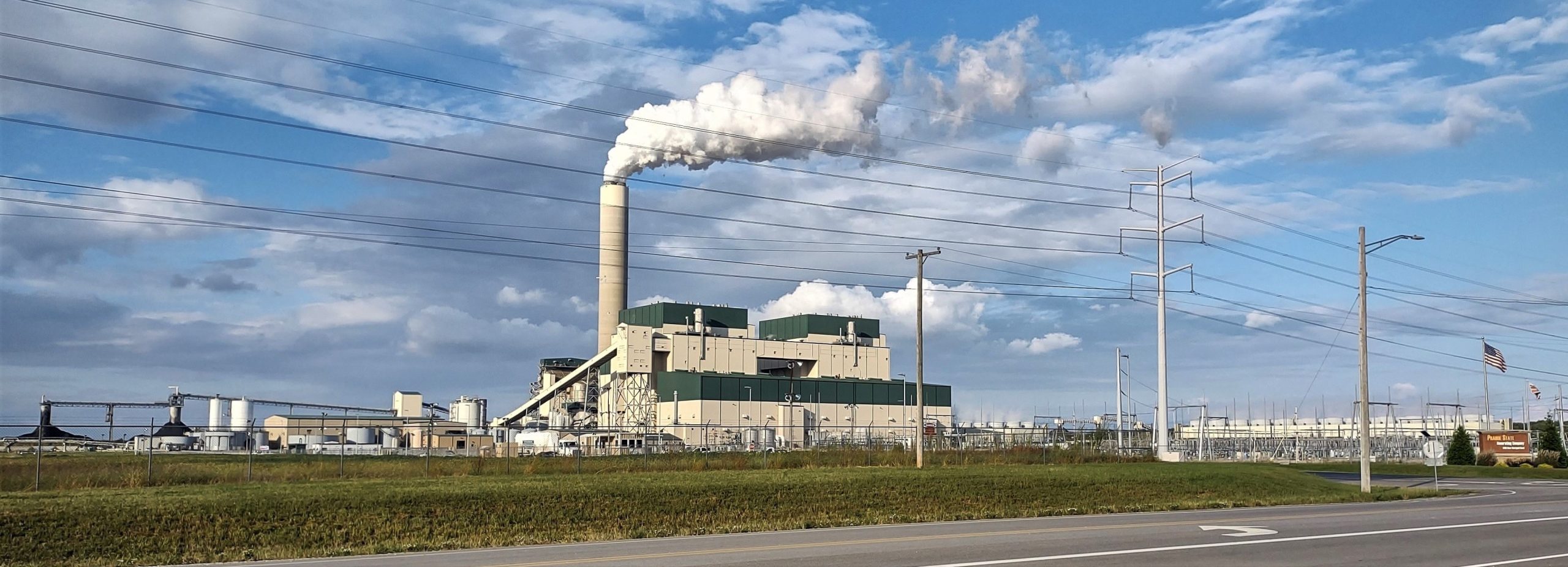 Photograph of the Prairie State Energy Campus, southwestern Washington County, Illinois.