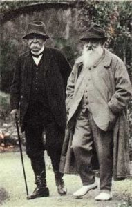 Clemenceau and Monet at Giverny