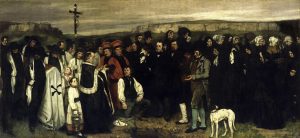 Burial at Ornans by Courbet