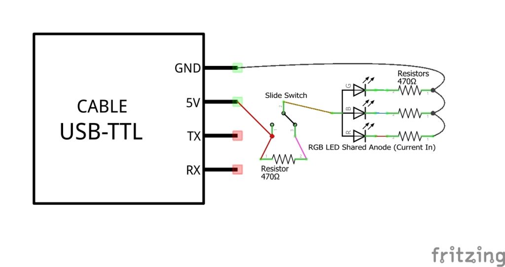 Slide switch resistance schematic
