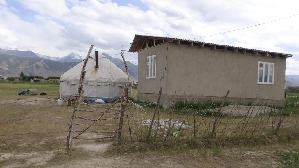 A yurt in Kyzyl-Tuu in 2019.